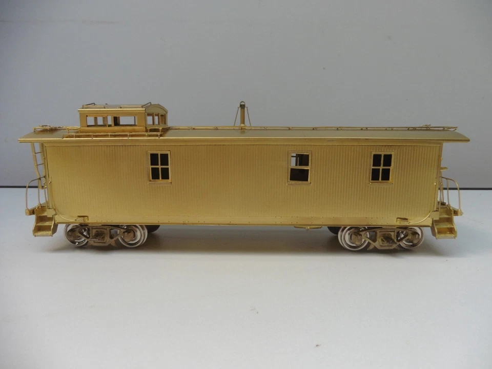 OMI Overland NYC New York Central Wood Caboose unlackiert Spur 0 - Bild 1 von 4