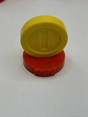 2009 Super Mario Chess Pawn Piece Parts Coin Board Game Cake Topper - Image 1 of 3