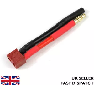 Deans Femmina a 4mm Banana/Bullet connettori spina/adattatore/cavo/filo RC LiPo P2M - Foto 1 di 4