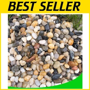 18 lb Natural River Rocks - Elegant Decorative Stones for Gardens and Aquariums - Picture 1 of 8