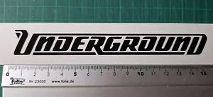 NFS 2x UNDERGROUND 15cm Pegatinas Coche Moto Pegatina Tuning JDM Nuevo PS GAME! - Imagen 1 de 3