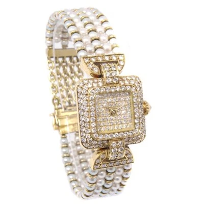 Cartier Elise Manual-winding Watch 18KYG Diamond Pearl 184502 - Image 1 of 4