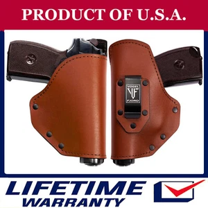 Gun Holster Full Grain Buffalo Leather OWB Choose Any Model Sig Sauer P220 Pisto - Picture 1 of 15