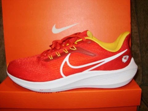 NFL Kansas City Chiefs NIKE AIR ZOOM PEGASUS 39 Red DR2048-600 Men's Shoes 10.5M Cover