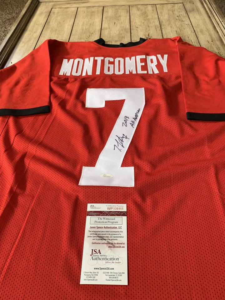 Ty Montgomery Autographed/Signed Jersey JSA COA Stanford Cardinal - Image 1 of 4