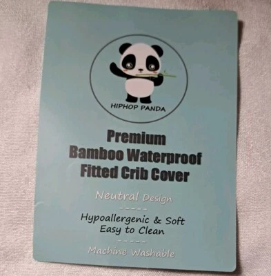 Funda impermeable de bambú ajustada para colchón de cuna Foto 1 de 4