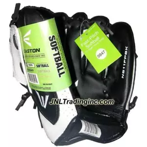 NWT Easton Fast Pitch Softball Youth 11" Right Hand Thrower Glove Black & White - Bild 1 von 1
