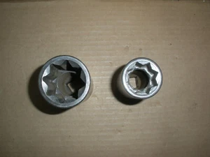 2 deep double square 8 point socket 1/2" drive 1" Proto 7332S, 13/16" Snap-on - Picture 1 of 7