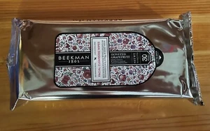 Toallitas limpiadoras faciales Beekman 1802 pomelo con miel con CoQ10 30 toallitas nuevas - Imagen 1 de 1