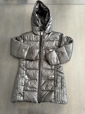 Abrigo Appaman Niña Pequeña Cálido y Cómodo Negro Talla 4T Usado Foto 1 de 4