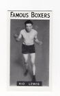 Boxing Card - Famous Boxer (Singleton Cole 1930 Repro) Ted “Kid" Lewis Britain