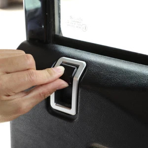 For Land Rover Defender 2Dr 2004-19 Alloy Replace Door Handle Bolt Lock Pin Trim - Foto 1 di 10