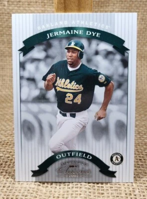 2002 Donruss Classics Jermaine Dye Baseball Card #33 Athletics FREE S&H A4 - Image 1 of 2