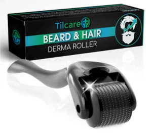 1 Rodillo De Titanio Para El Crecimiento & Cuidado La Barba, Beard Derma Roller - Picture 1 of 15