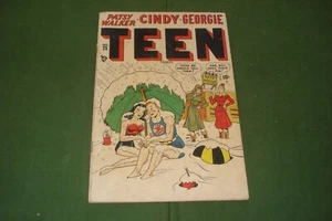 TEEN COMICS #25, TIMELY MARVEL, 1948, PATSY WALKER, SPANKING PANEL, COMIC BOOK - Bild 1 von 12