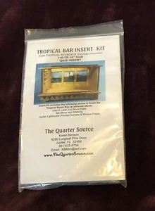 Karen Benson Miniatures - Kit #Q655 - Tropical Bar Insert Kit - 1/4” Scale - Picture 1 of 3