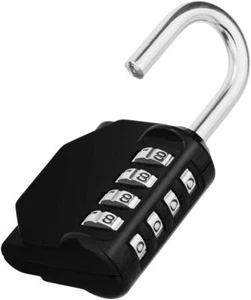 ZHEGE Vorhängeschloss Zahlenschloss Spind Fitnessstudio, 4 Stellig Zahlencode - Bild 1 von 8