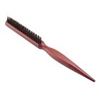 Wood Handle Natural Boar Bristle Hair Brush  Comb Hairdressing Barber4029