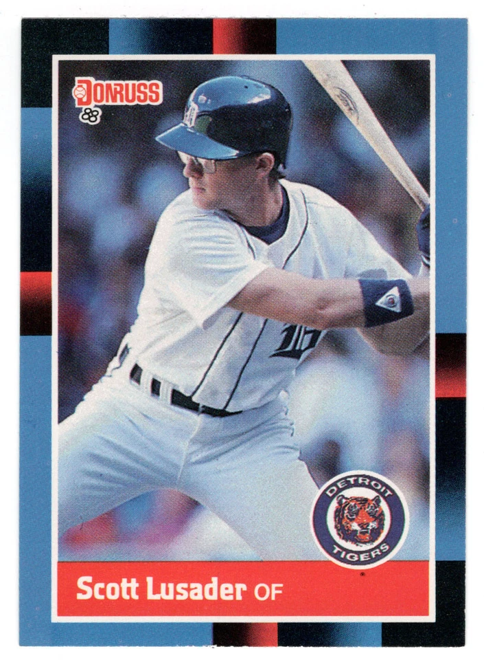 Scott Lusader - Detroit Tigers - 1988 Donruss Baseball # 615 MT - Image 1 of 1