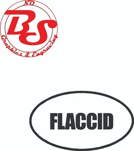 6" Flaccid Circle Decal Offensive Funny Rude Humor Adult Sex Men Boner Meme noBS - Picture 1 of 1