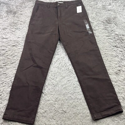 NWT Lucky Brand Men's Classic Chino Pants 33 Brown 34x30 - Image 1 of 4