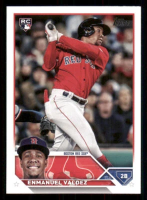 2023 Topps Update #US310 Enmanuel Valdez RC - Image 1 of 2