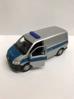 TOITOYS Welly Transporter T6 Van Polizei Bus Spielzeugauto Modellauto Metall Car