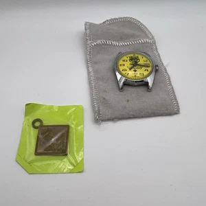 BSA Two Cub Scout Items Watch face no band & Older Metal Charm SC-263 - Picture 1 of 6
