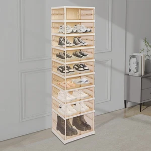 Organizador de Zapatos Plegable Almacenamiento Caja de Zapatos Gabinete Zapatero Portátil para Entrada - Imagen 1 de 21