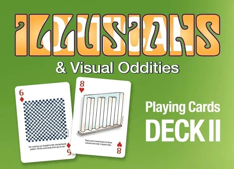 Optical Illusions & Visual Oddities Playing Cards Deck US Games New! - Image 1 of 1