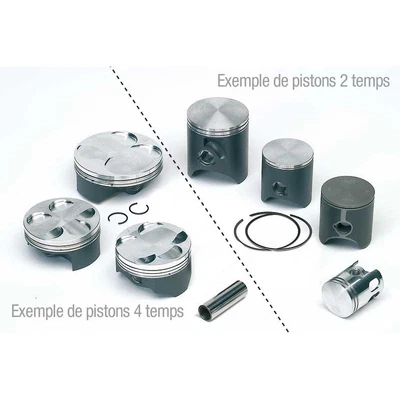 WISECO Piston kit 61 MM compatible with KAWASAKI H1 500 MACH III (KA-F) 500 1969 - Image 1 of 2
