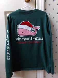 Merry Christmas VINEYARD VINES T-Shirt Boys Girls 7 100% Cotton $45 XMAS Tree - Picture 1 of 16