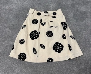 Vintage Tibi Black and Ivory Floral Skirt, Size 4, Excellent Condition - Picture 1 of 5
