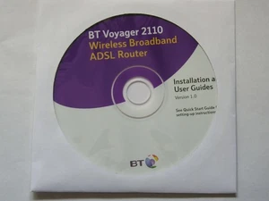Original BT Voyager 2110 Modem Router Set Up CD - Bild 1 von 1