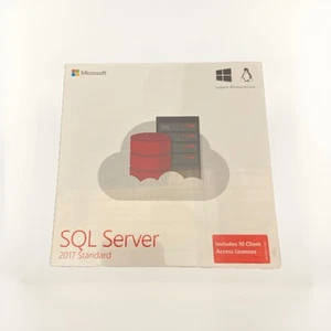 New Microsoft SQL Server 2017 Standard Retail Box (228-11033) - Picture 1 of 2