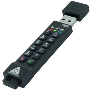 Apricorn Mass Storage Ask3-Nx-64Gb 64Gb 256-Bit Aes Xts Hw Encrypted Secure Usb - Picture 1 of 3