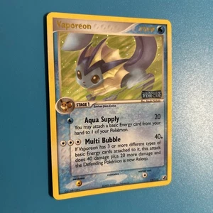 Pokémon Karte Vaporeon 19/115 Reverse Holo Rare EX Unseen Forces 2005 *MINT* - Bild 1 von 9