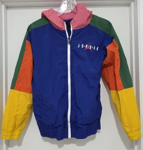 Nike Air Jordan Jumpman Jacket Color Block Retro 90s Youth Large 12-13 Yrs - Picture 1 of 4