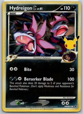 Hydreigon C lv.61 - SWSH138 SWSH: Sword & Shield Promo Cards NM - Image 1 of 2