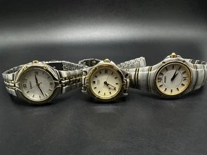 Vintage Two Tone Seiko & Citizen  Watch Lot 3Pcs Untested - Picture 1 of 11