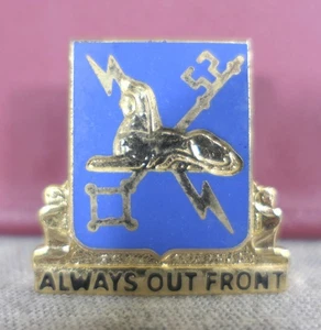 Meyer US Army Military Intelligence Regimental "Always Out Front" Crest Pin 1" - Picture 1 of 5