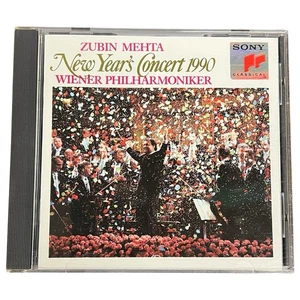 New Year's Concert Weiner Philharmoniker Zubin Mehta (CD, 1990) - Picture 1 of 5