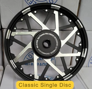For Royal Enfield "Classic 350 500" Front & Rear Alloy Wheel Rim Pair - Picture 1 of 1