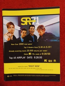 SR71 - 2000 US Full-Page Color Ad 'Right Now' Single Release (HITS Magazine) - Bild 1 von 5