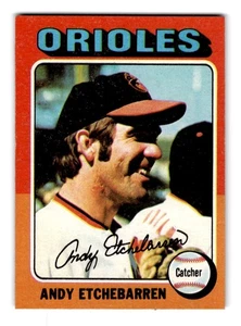 1975 Topps #583 Andy Etchebarren Baltimore Orioles - Bild 1 von 2