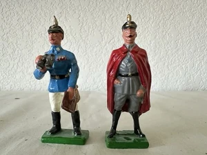 Vintage Imperial Germany Metal Diecast Soldier Officer - Picture 1 of 9