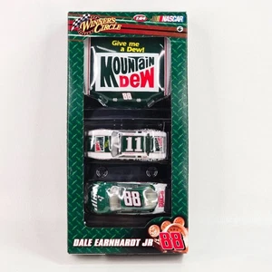 Winners Circle Darrell Waltrip Dale Earnhardt Jr Mtn Dew Old School New School - Picture 1 of 10