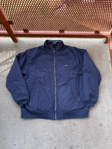 Lands End Herren Bomberjacke XXL Blau Chore Mantel Arbeitsjacke - Bild 1 von 7