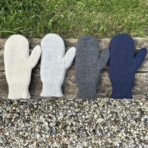 Alpaca Luxury Mittens - Plain Knit NEW 2025 - Picture 1 of 7