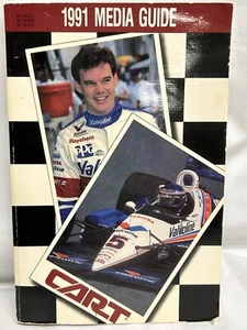 Carro 1991 Media Guide Paperback PPG Indy Car Serie Mundial - Imagen 1 de 3